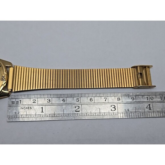 Vintage Le Mann Swiss Quartz Black Hills Gold Watch 12K Gold Leaves New Battery - Picture 7 of 10